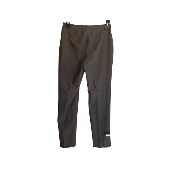 Eileen Fisher Womens Pants Size Small Gray Stretch Crepe Elastic Waist Knit - Picture 2 of 6